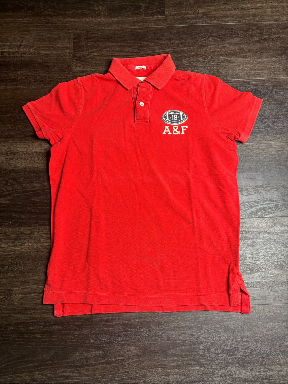 2000s Abercrombie & Fitch Muscle Fit Polo Shirt Men's Logo Preppy